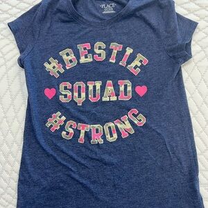 Place Navy Graphic Tee with Pink and Yellow Accents